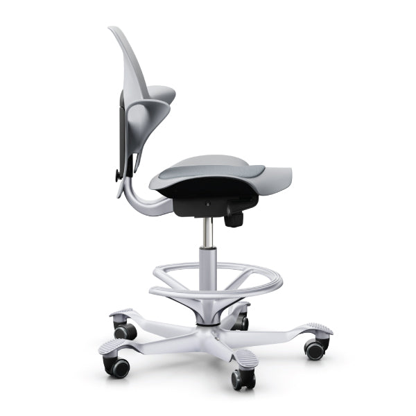 HAG Capisco Puls 8010 Light Grey Saddle Chair - 12