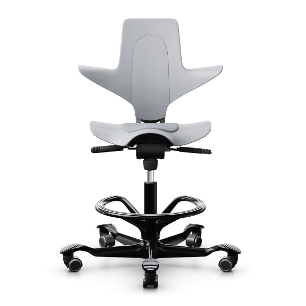 HAG Capisco Puls 8010 Light Grey Saddle Chair - 13