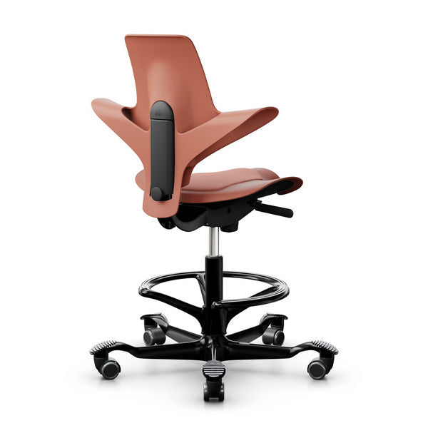 HAG Capisco Puls 8010 Rosehip Saddle Chair - 10