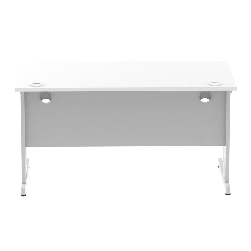Impulse 1400mm Straight Desk Cable Managed Leg