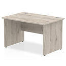 Dynamic Office Solutions 1200mm straight desk with beech top and leg, featuring a modern ergonomic design