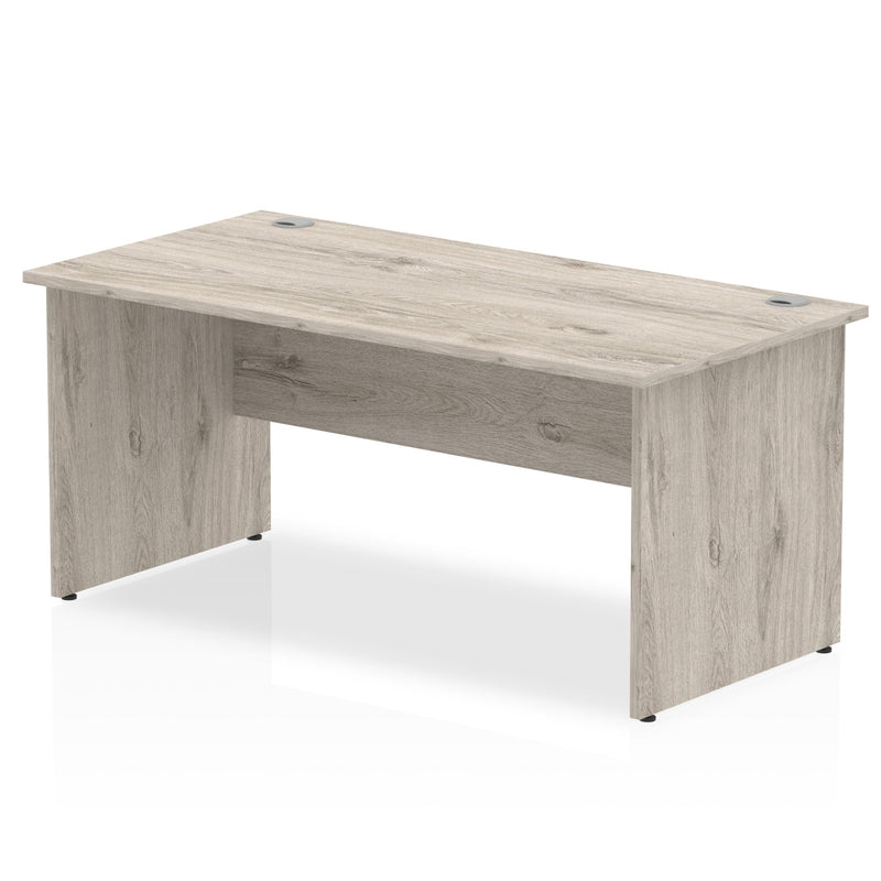 1600mm beech desk with straight panel and end leg by Dynamic Office Solutions, ideal for home office setups