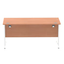 Impulse 1600mm Straight Desk Cable Managed Leg