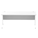 Impulse 1800mm Straight Desk Cable Managed Leg