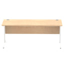 Impulse 1800mm Straight Desk Cable Managed Leg
