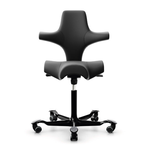 HAG Capisco 8106 Chair In Black Vinyl