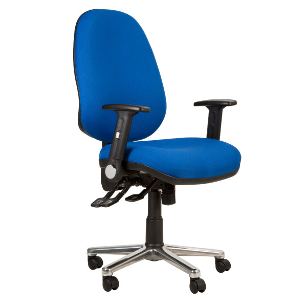 Kirby Bariatric Office Chair 35 Stone - Folding Arms
