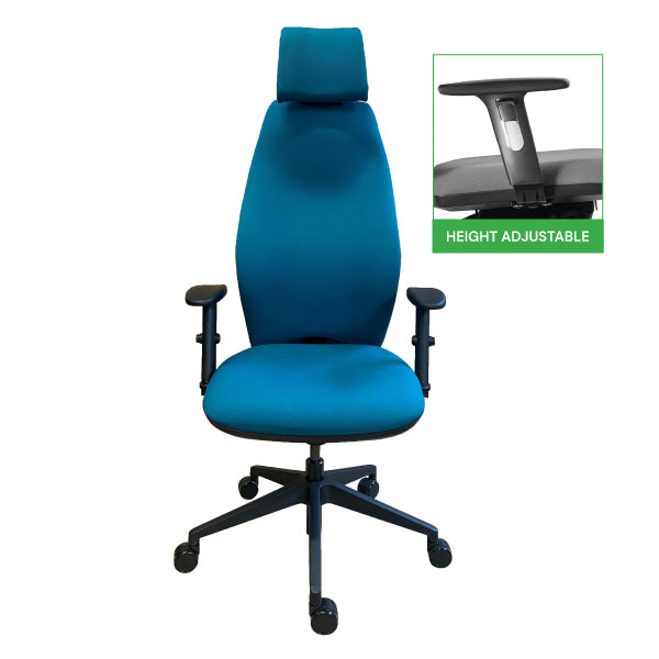 Status Zen Orthopedic Chair - With Headrest & Height Adjustable Armrests
