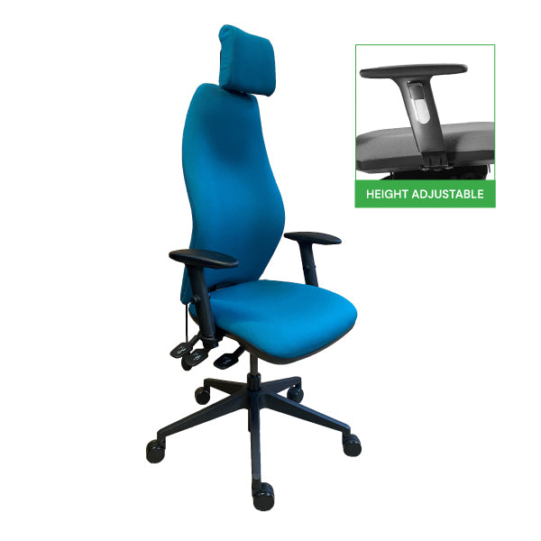 Status Zen Orthopedic Chair - With Headrest & Height Adjustable Armrests