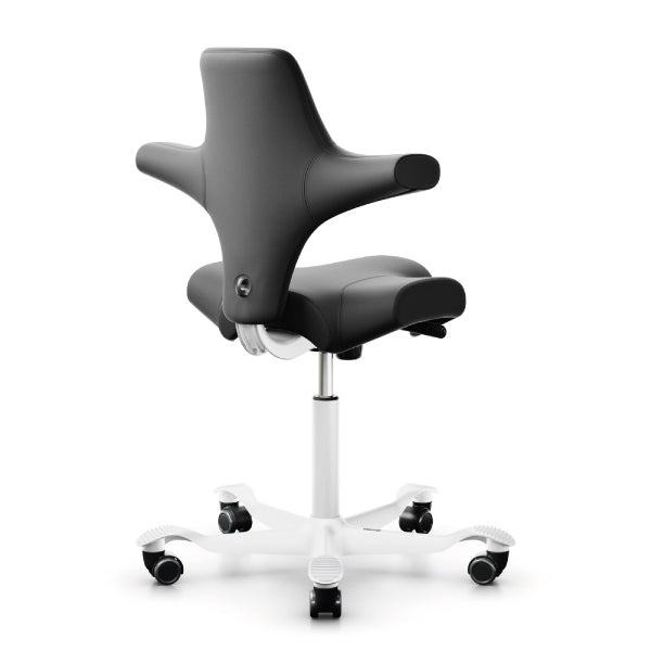 HAG Capisco 8106 Chair In Black Vinyl