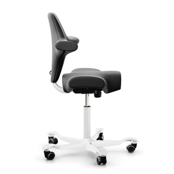 HAG Capisco 8106 Chair In Black Vinyl