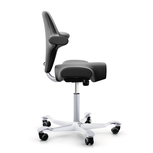 HAG Capisco 8106 Chair In Black Vinyl