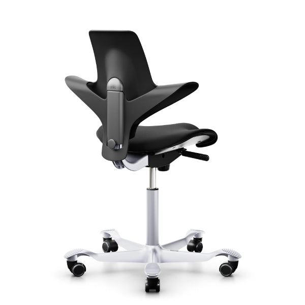 HAG Capisco Puls 8020 Black Saddle Chair Back View