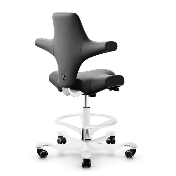 HAG Capisco 8106 Chair In Black Vinyl