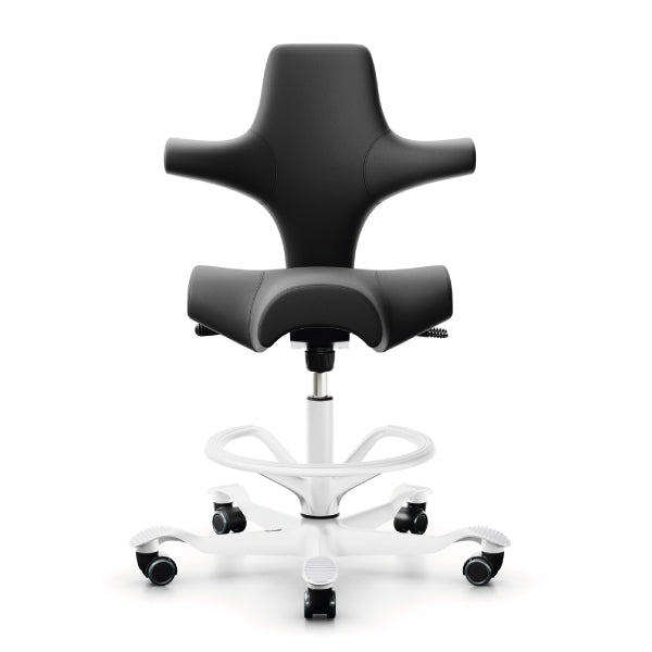 HAG Capisco 8106 Chair In Black Vinyl