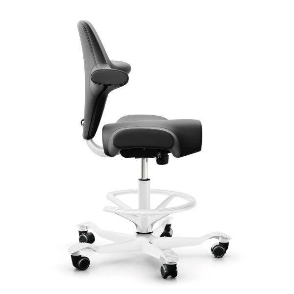 HAG Capisco 8106 Chair In Black Vinyl