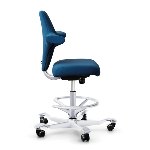 HAG Capisco 8126 Ergonomic Office Chair - Silver Base