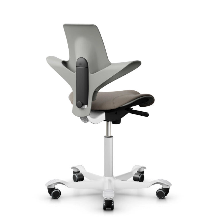HAG Capisco Puls 8020 Clay Saddle Chair - White Base
