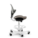 HAG Capisco Puls 8020 Clay Saddle Chair - White Base