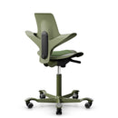 HAG Capisco Puls 8010 Moss Green Saddle Chair - Moss Base