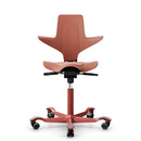 HAG Capisco Puls 8010 Rosehip Saddle Chair - Blush Rose Base