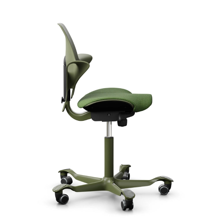 HAG Capisco Puls 8020 Moss Saddle Chair - Moss Base