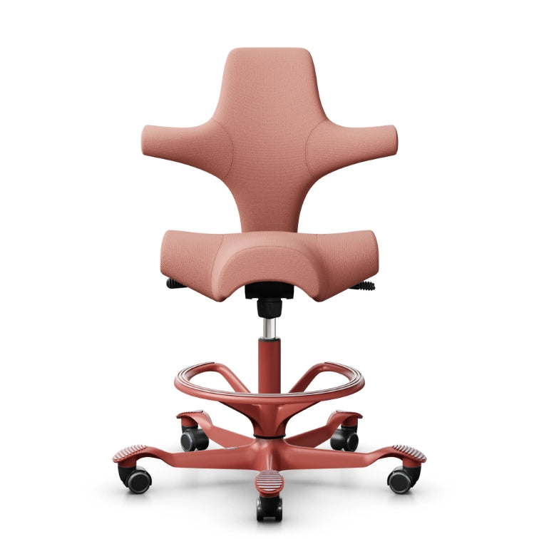 HAG Capisco 8106 Saddle Chair - Blush Rose Base