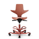 HAG Capisco Puls 8010 Rosehip Saddle Chair - Blush Rose Base