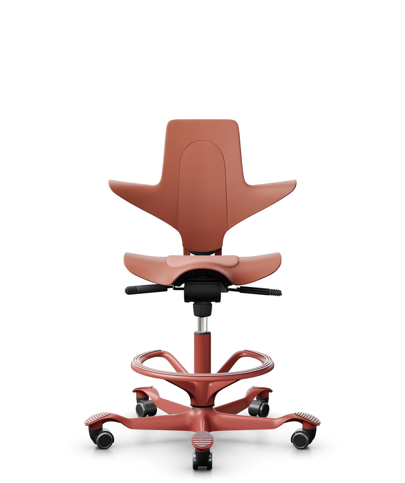 HAG Capisco Puls 8010 Rosehip Saddle Chair - Design Your Own