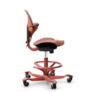 HAG Capisco Puls 8010 Rosehip Saddle Chair - Blush Rose Base
