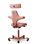 HAG Capisco 8127 Ergonomic Office Chair - Blush Rose Base