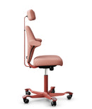 HAG Capisco 8127 Ergonomic Office Chair - Blush Rose Base