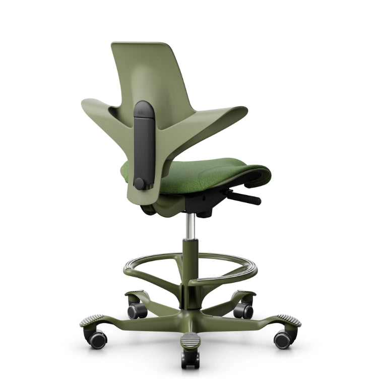 HAG Capisco Puls 8020 Moss Saddle Chair - Moss Base