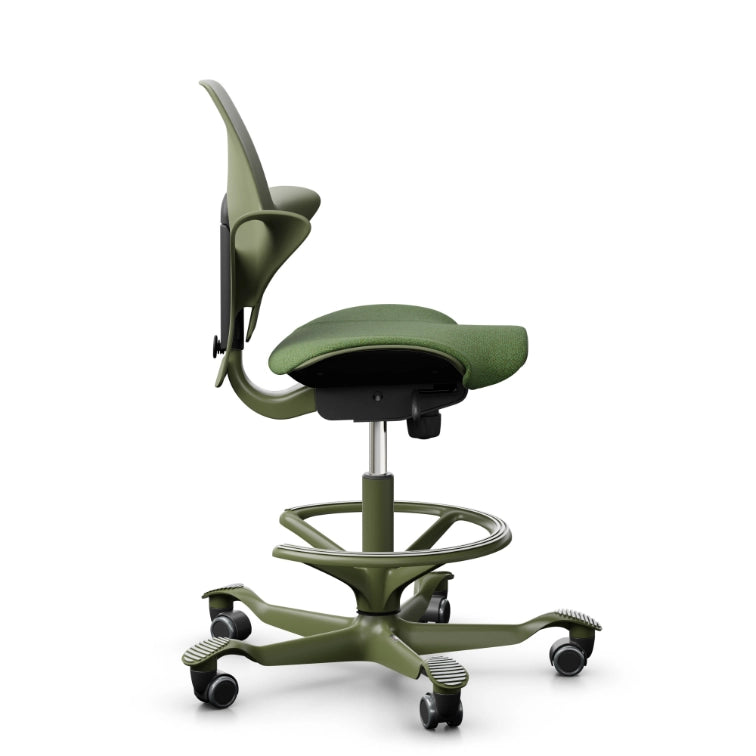 HAG Capisco Puls 8020 Moss Saddle Chair - Moss Base