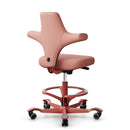 HAG Capisco 8126 Ergonomic Office Chair - Blush Rose Base