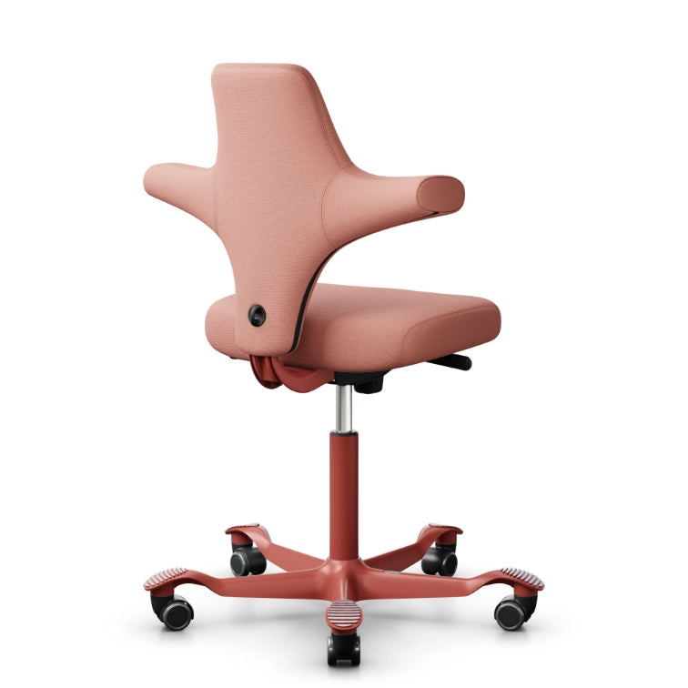 HAG Capisco 8126 Ergonomic Office Chair - Blush Rose Base