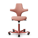HAG Capisco 8126 Ergonomic Office Chair - Blush Rose Base