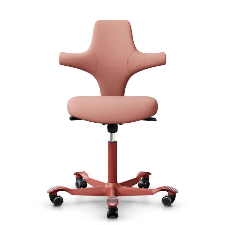 HAG Capisco 8126 Ergonomic Office Chair - Blush Rose Base