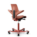 HAG Capisco Puls 8020 Rosehip Saddle Chair - Blush Rose Base