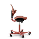 HAG Capisco Puls 8020 Rosehip Saddle Chair - Blush Rose Base