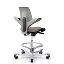 HAG Capisco Puls 8020 Clay Saddle Chair - Silver Base