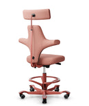 HAG Capisco 8127 Ergonomic Office Chair - Blush Rose Base