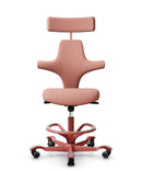 HAG Capisco 8127 Ergonomic Office Chair - Blush Rose Base