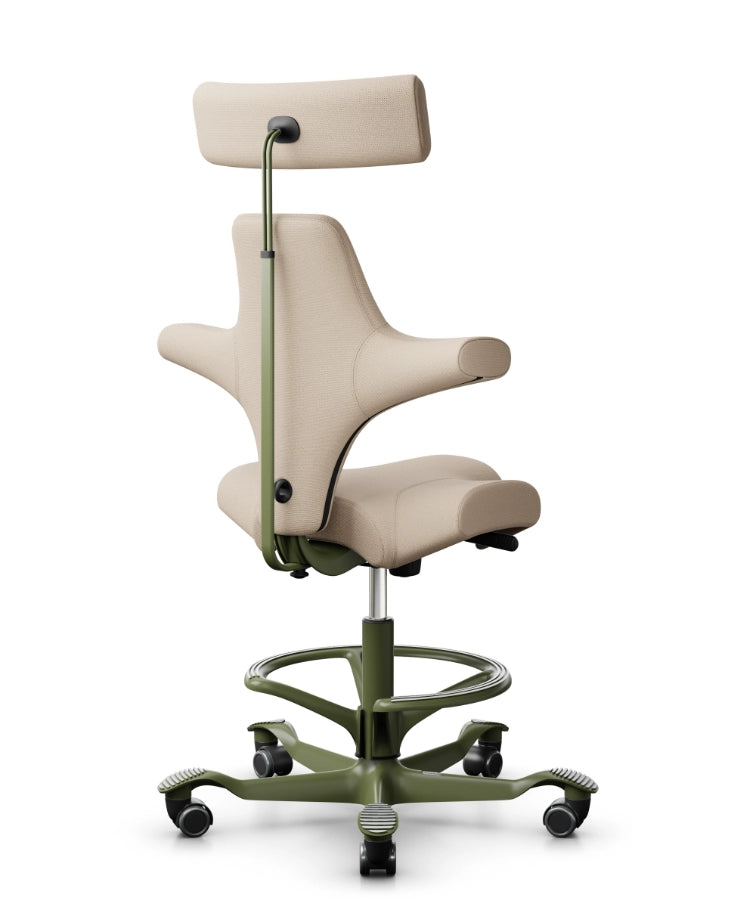 HAG Capisco 8107 Saddle Office Chair - Moss Base