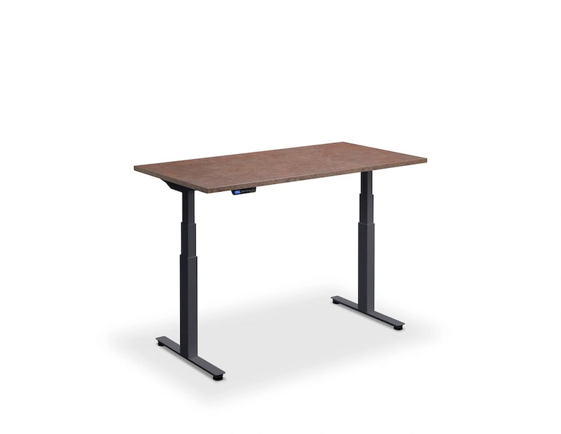 Lavoro Flyga Dual Motor Standing Desk - Textured Concrete Bronze