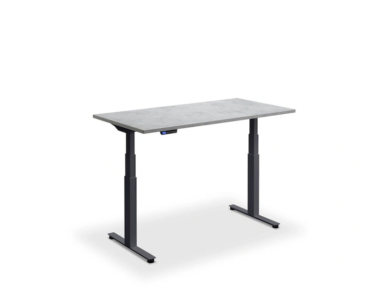 Lavoro Flyga Dual Motor Standing Desk - Textured Concrete Bronze