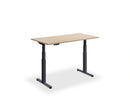 Flyga Dual Motor Standing Desk - Woodgrain MFC Top | 3-Stage