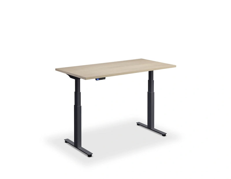 Flyga Dual Motor Standing Desk - Woodgrain MFC Top | 3-Stage