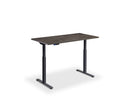 Rusa Dual Motor Standing Desk - Textured Concrete & Bronze Top