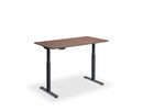 Rusa Dual Motor Standing Desk - Textured Concrete & Bronze Top